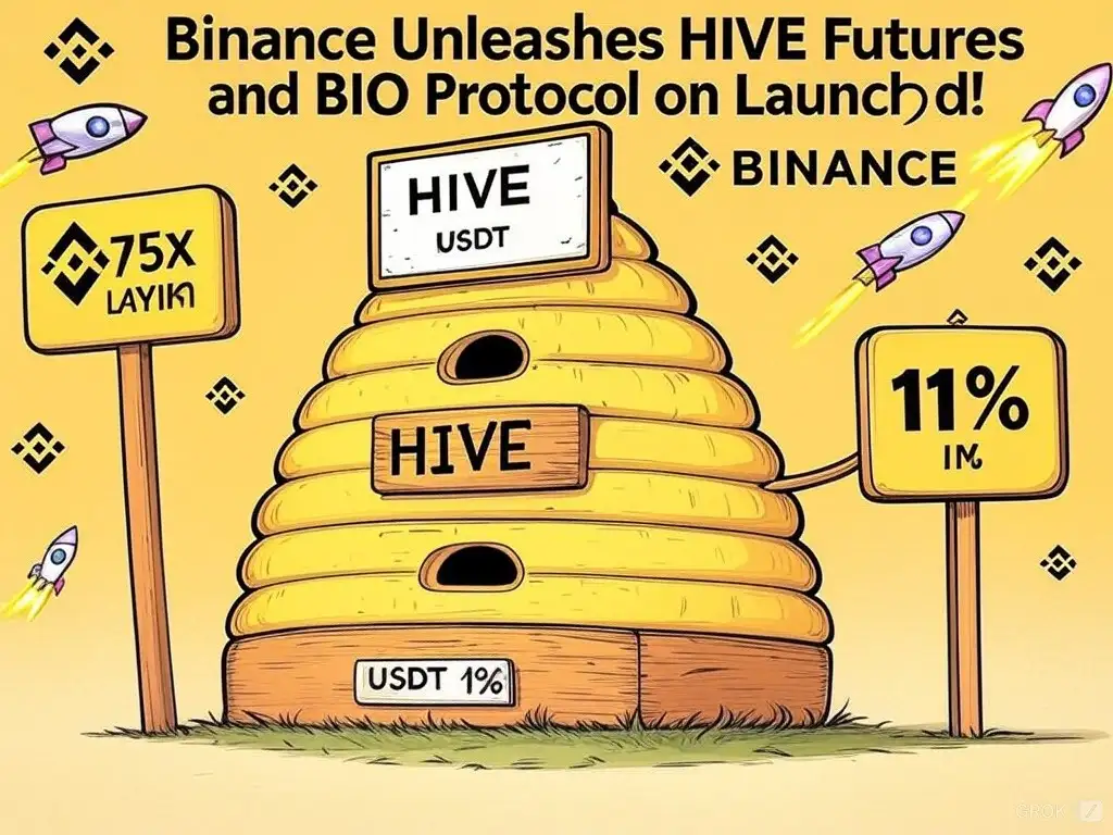 Binance Launches HIVE Futures Trading, Adds BIO Protocol to Launchpad