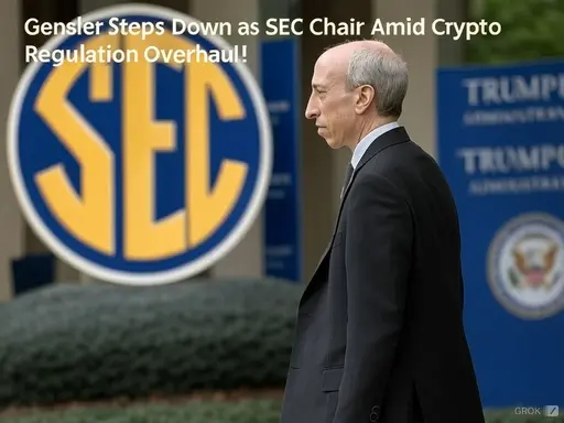 Gary Gensler to Resign as SEC Chair Amid Key Crypto Regulation Shifts