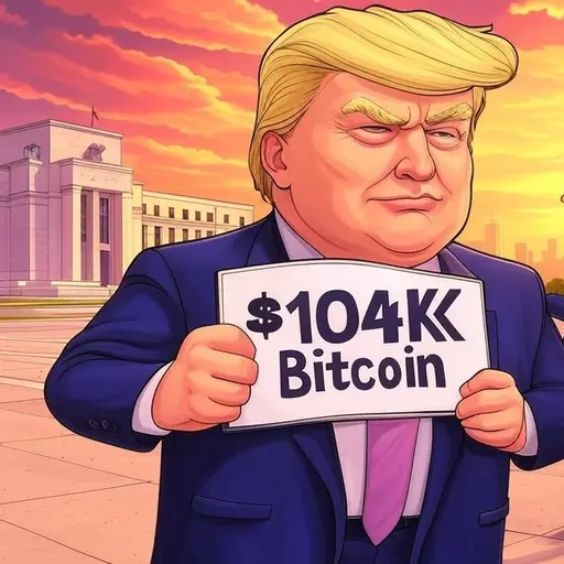 Bitcoin Sellers Wait at $104K as Fed Faces Trump Rates Pressure at FOMC