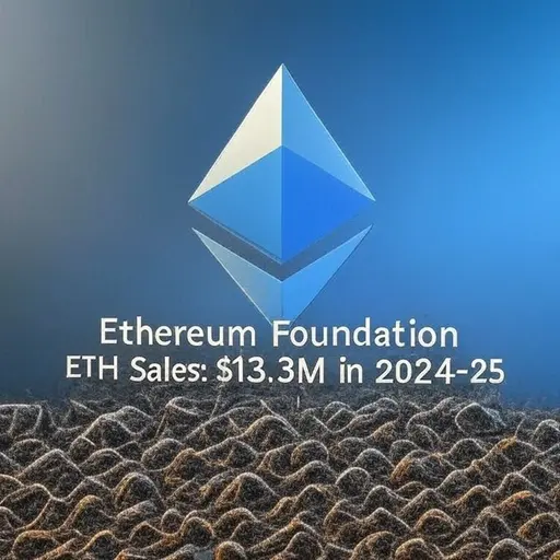 Ethereum Foundation ETH Sales Hit $13.3M with Latest 100 ETH Transaction